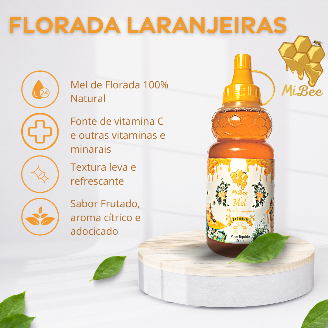 Mel do néctar das Flores das Laranjeiras 500g