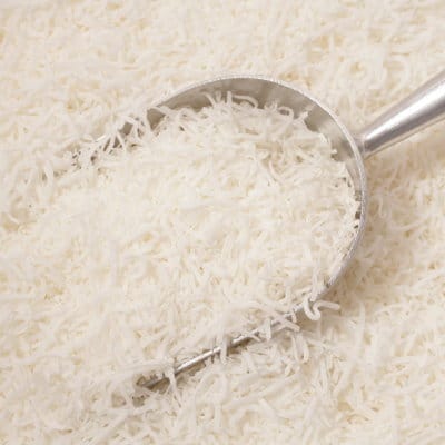 Shredded coconut