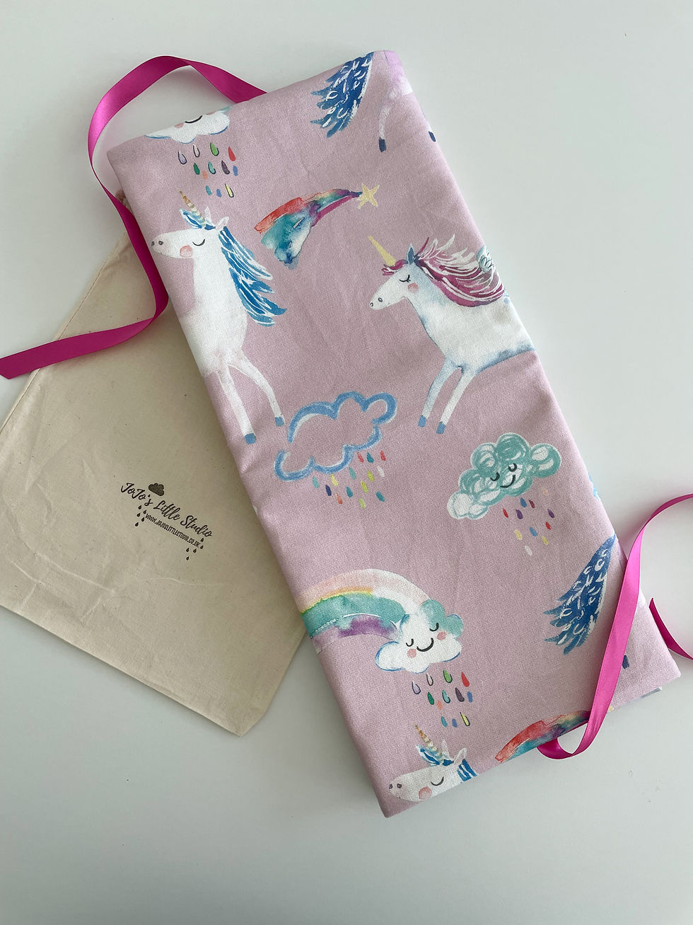 Thumbnail: 'Unicorns and Rainbows' Baby Changing Mat - Padded - Foldable - Travel - PVC