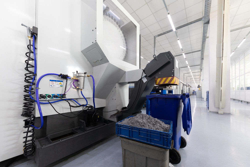 Animação 3D para triturador industrial: Demonstração de força e mecânica