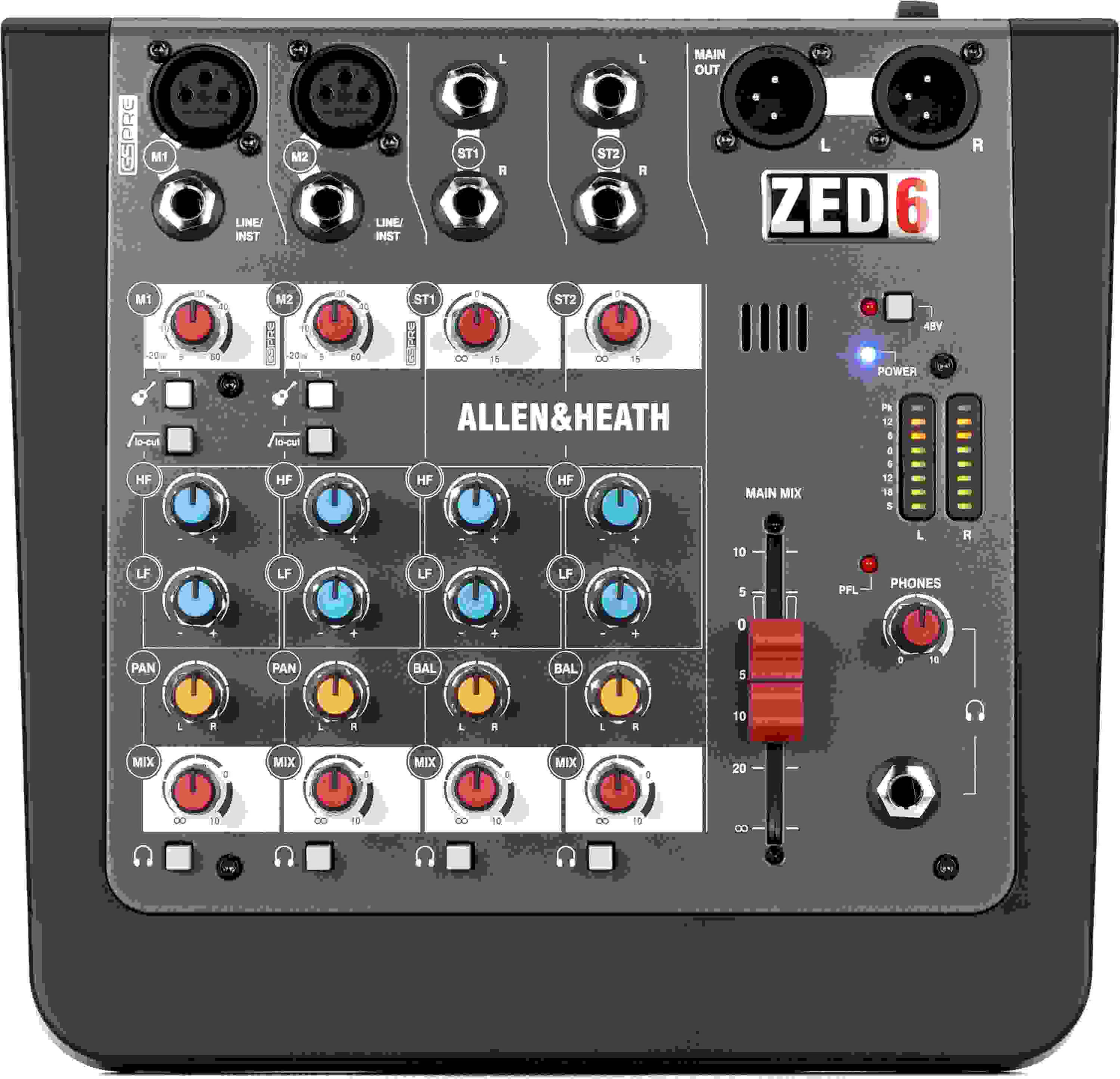 MIXER ZED-6 ALLEN & HEAT 4 CH