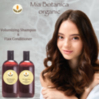 Volumizing Shampoo and Flax Conditioner