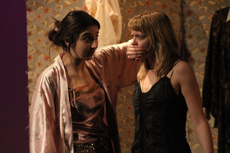 Irene covered Nora’s mouth to give her a chance to tell her story quietly.