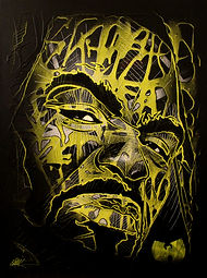 canvas methodman yellow wutang