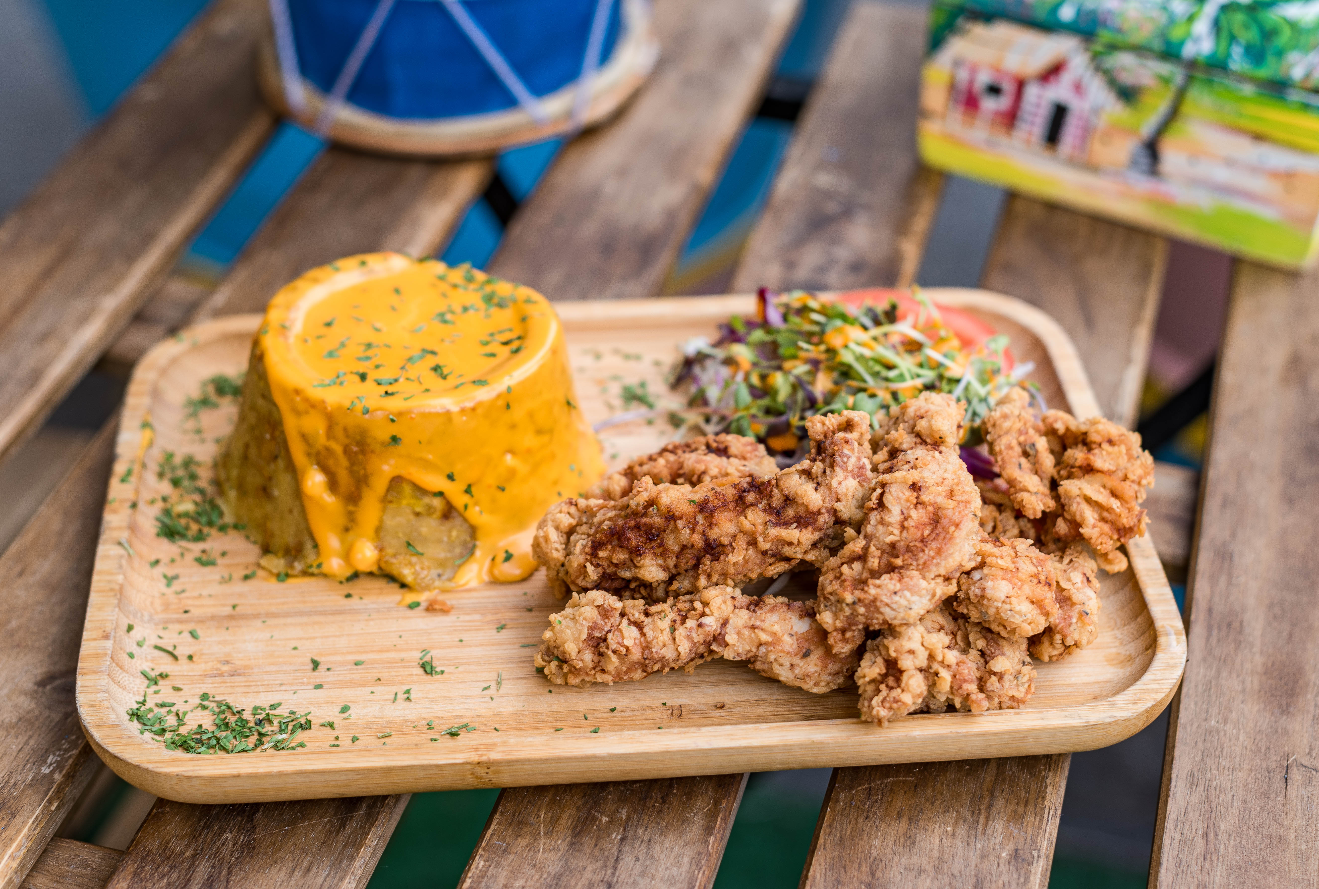 Arranged Food and Objects