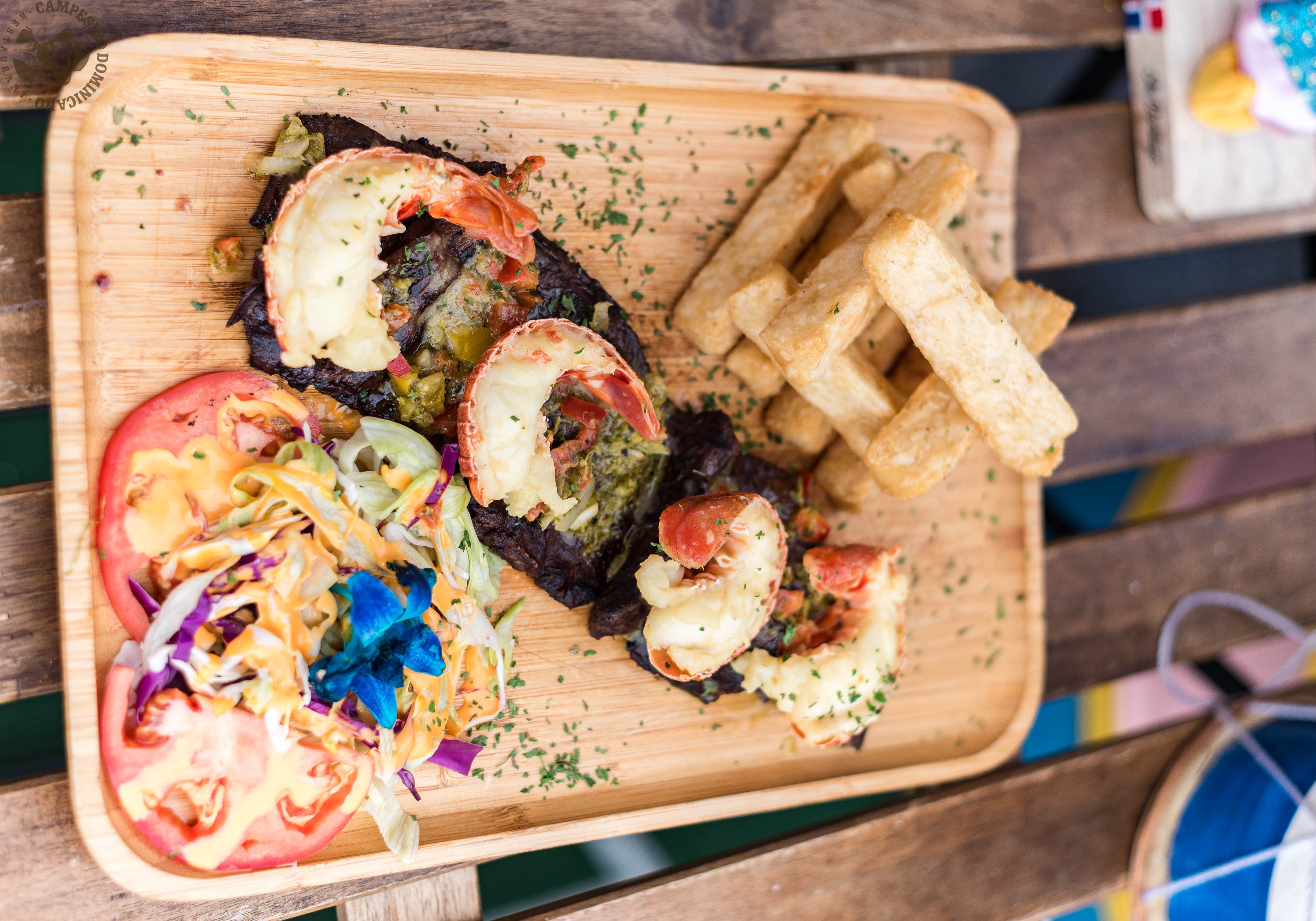 Arranged Food and Objects