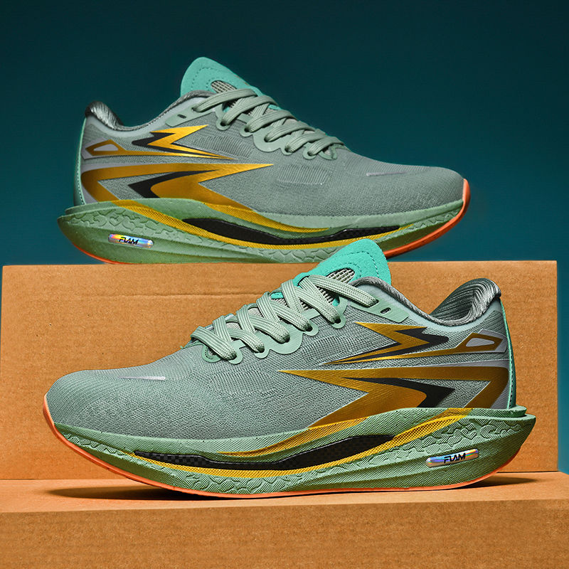 Miniatura: New Running Shoes Men Casual Carbon Board Marathon Sports Breathable Lightweight