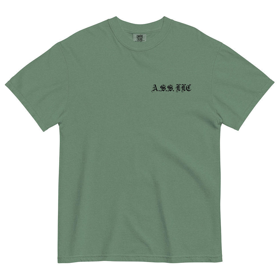Thumbnail: Mountain 3 -Unisex garment-dyed heavyweight t-shirt