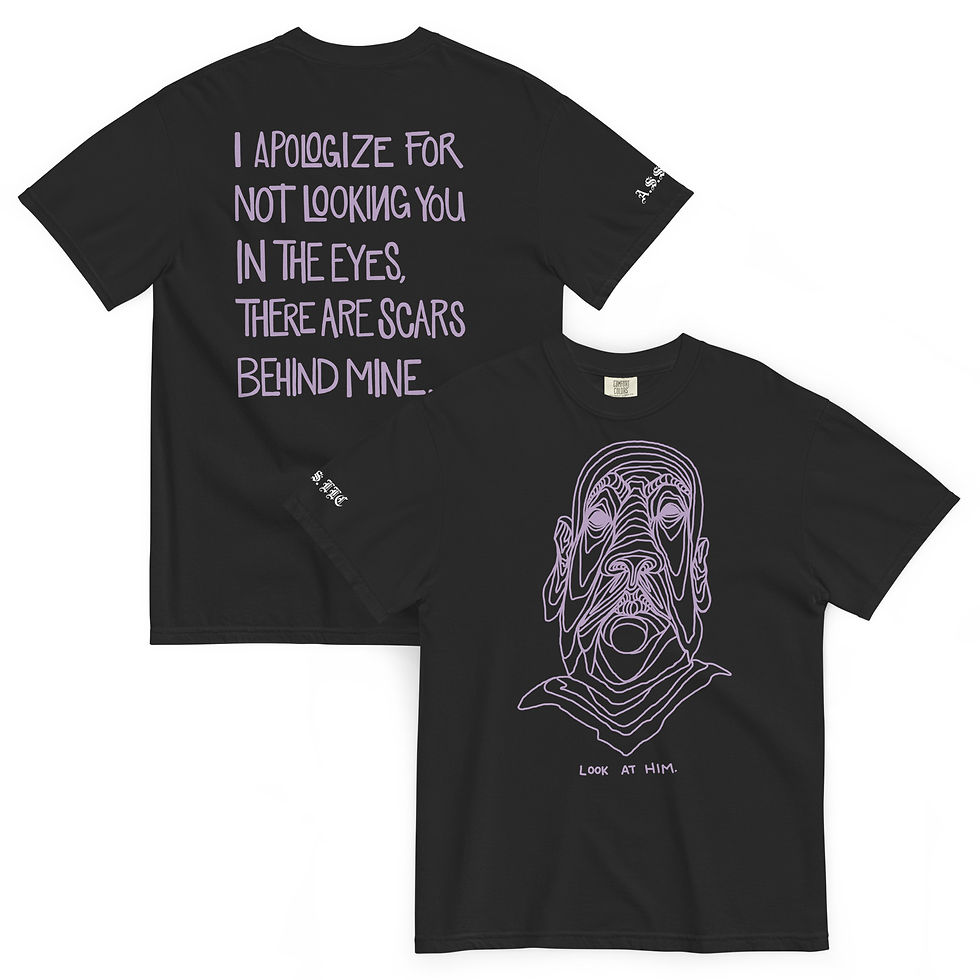 Thumbnail: HIM -Unisex garment-dyed heavyweight t-shirt