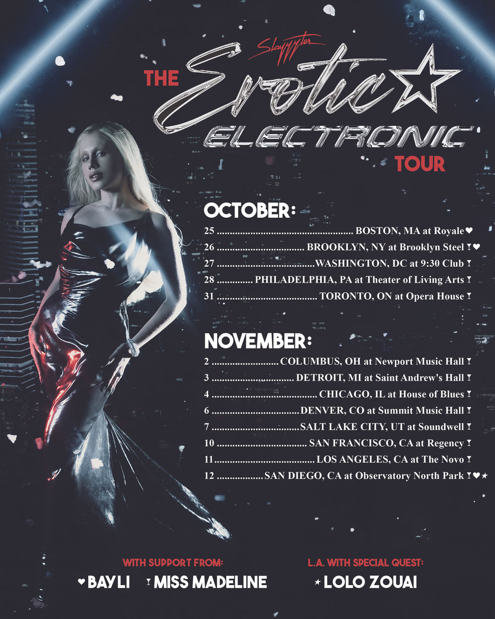 Slayyyter Tour Poster