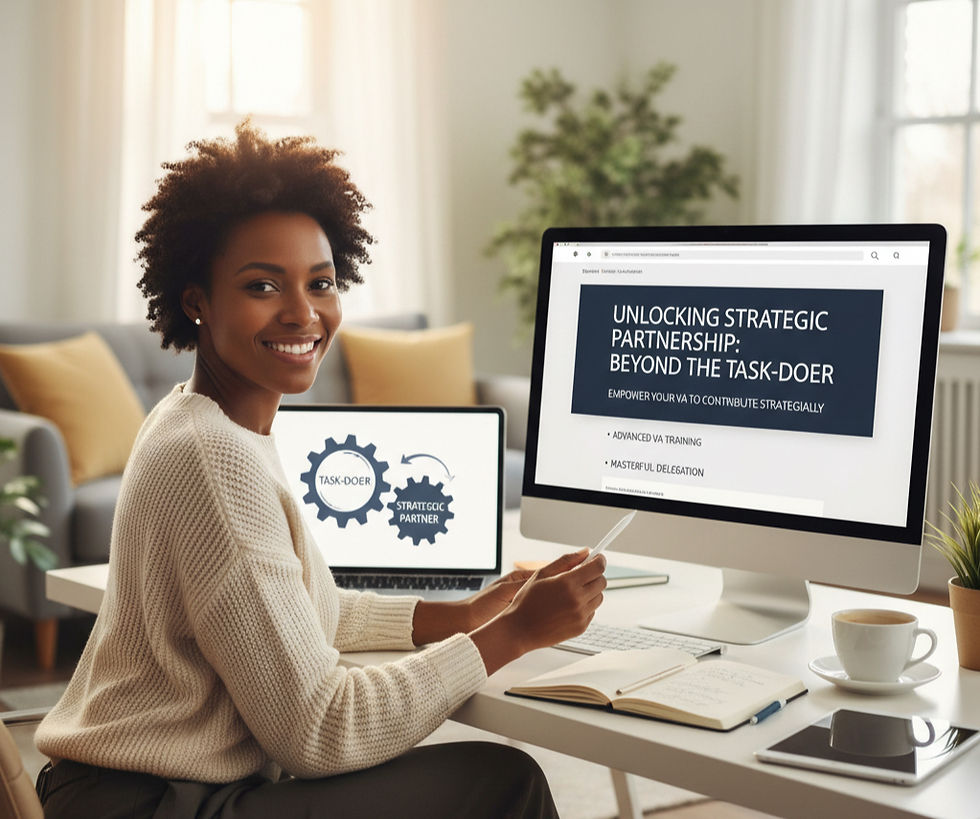 Beyond Basic Tasks: Empowering Your VA for Proactive Contributions