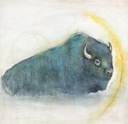bison drawing art