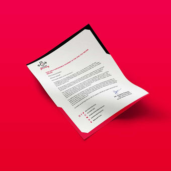 letterhead, corporate stationery