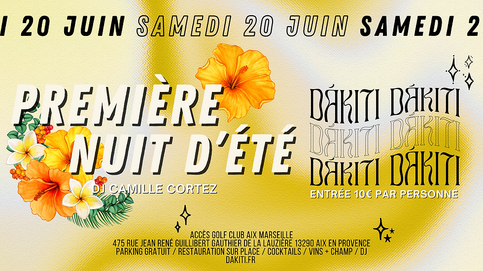 PREMIÈRE NUIT D'ÉTÉ VOL.1 | DJ CAMILLE CORTEZ