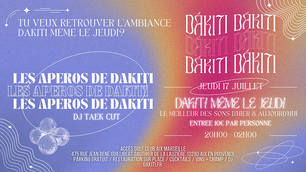 LES APÉROS DE DAKITI