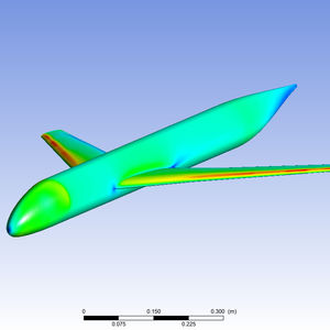 Airplane Flow Simulation