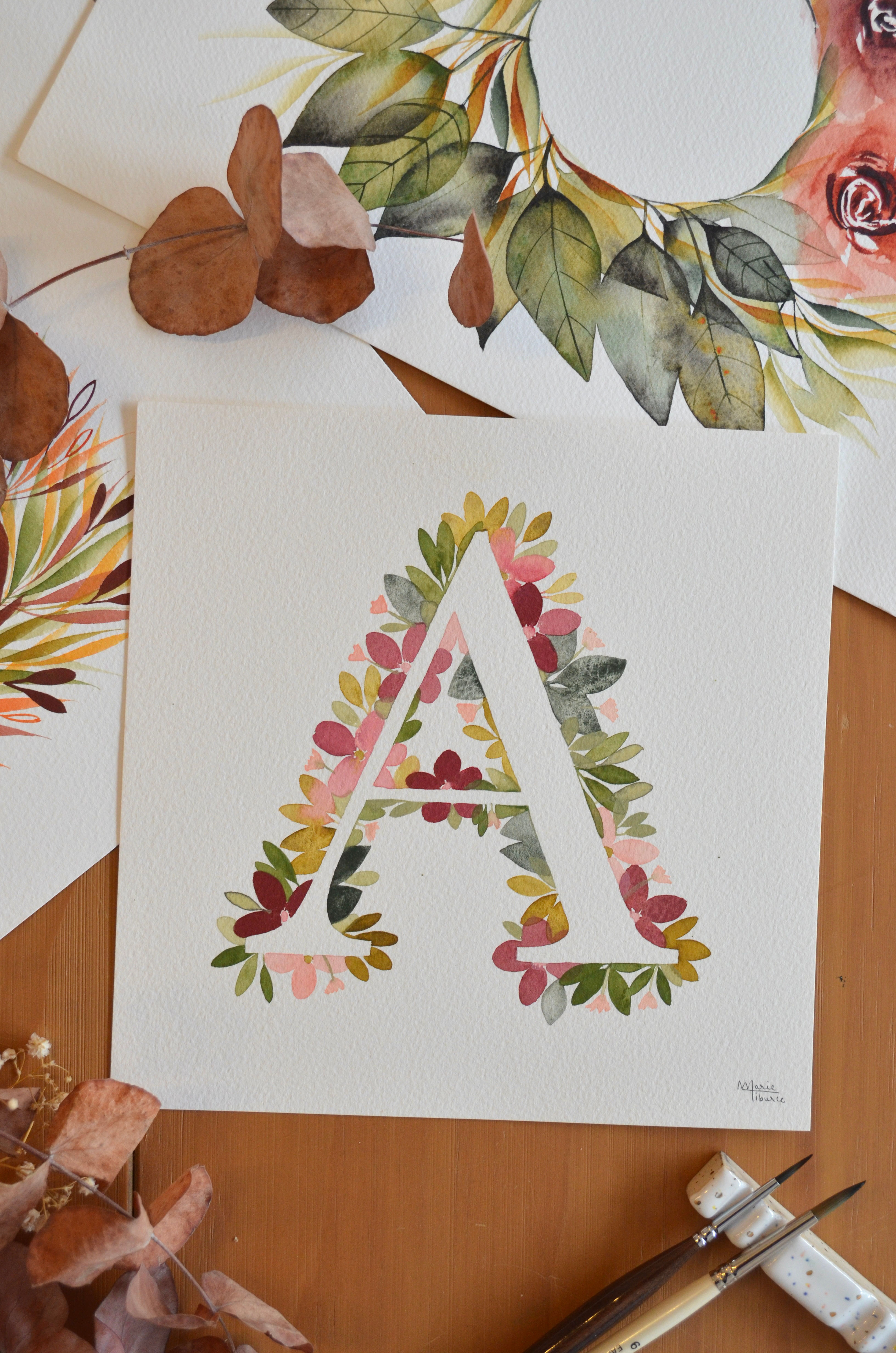 Monogramme A - exemplaire unique