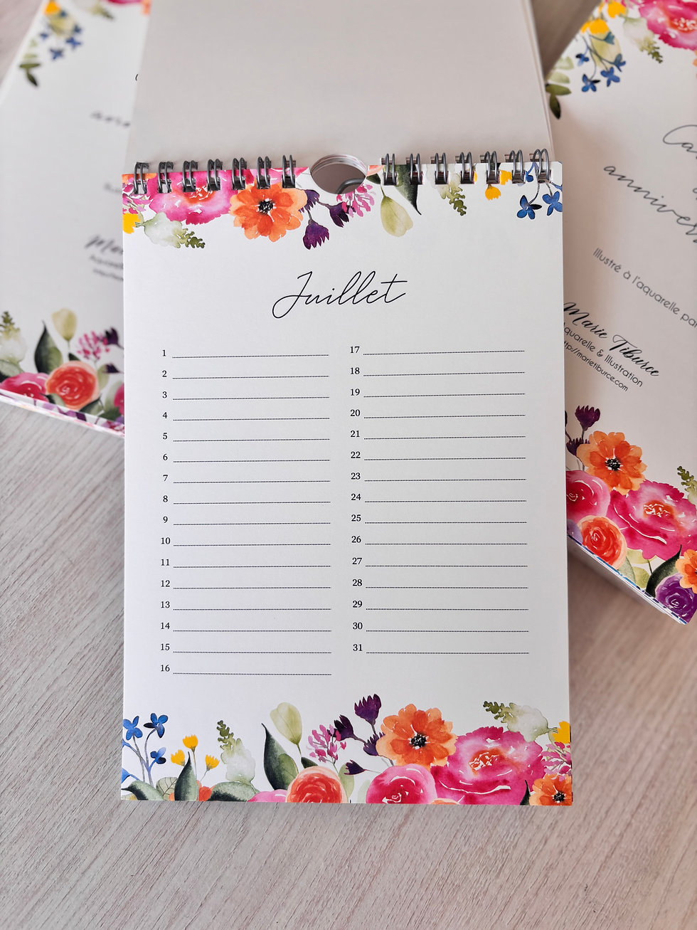 Miniature : Calendrier des anniversaires