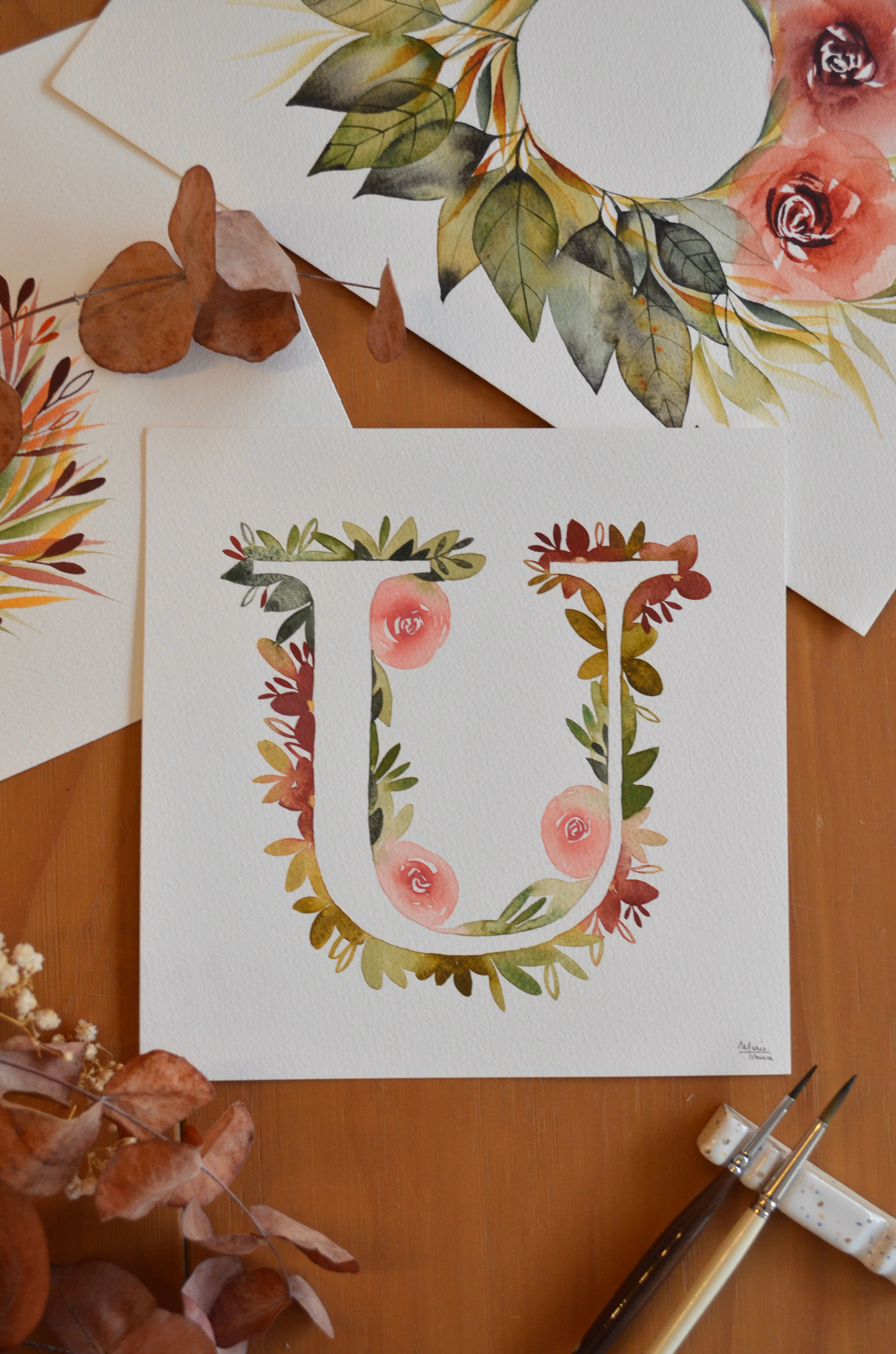Monogramme U - exemplaire unique