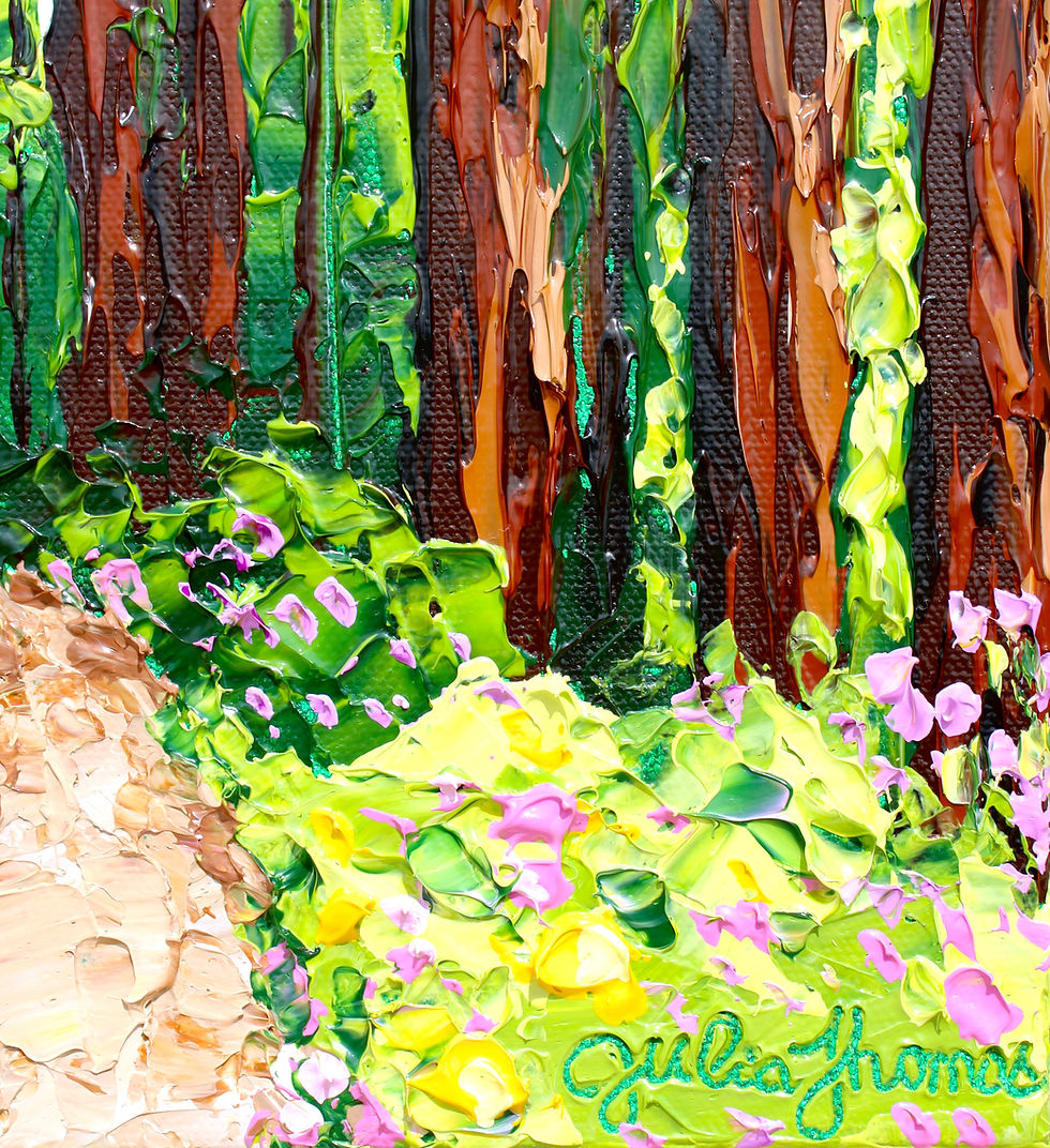 Thumbnail: 'The Redwoods in Bloom' Original Painting