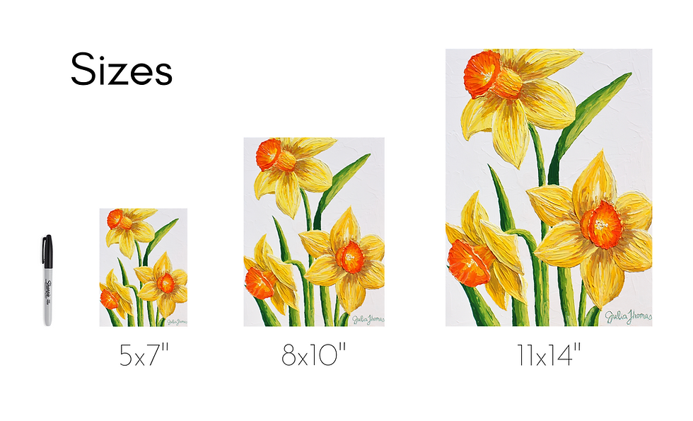 Thumbnail: 'Daffodils' Print