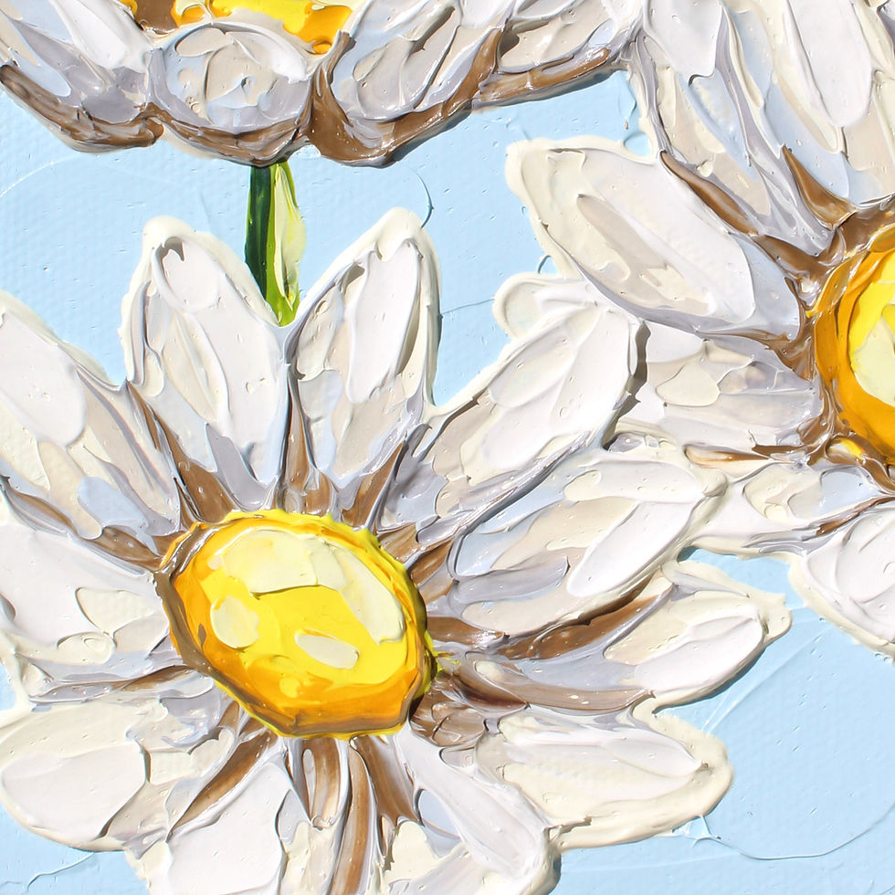 Thumbnail: 'Daisies Mini' Original Painting
