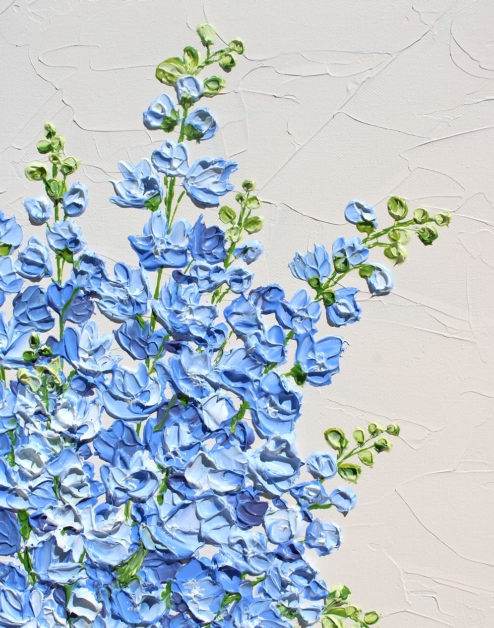Thumbnail: 'Delphiniums' Original Painting