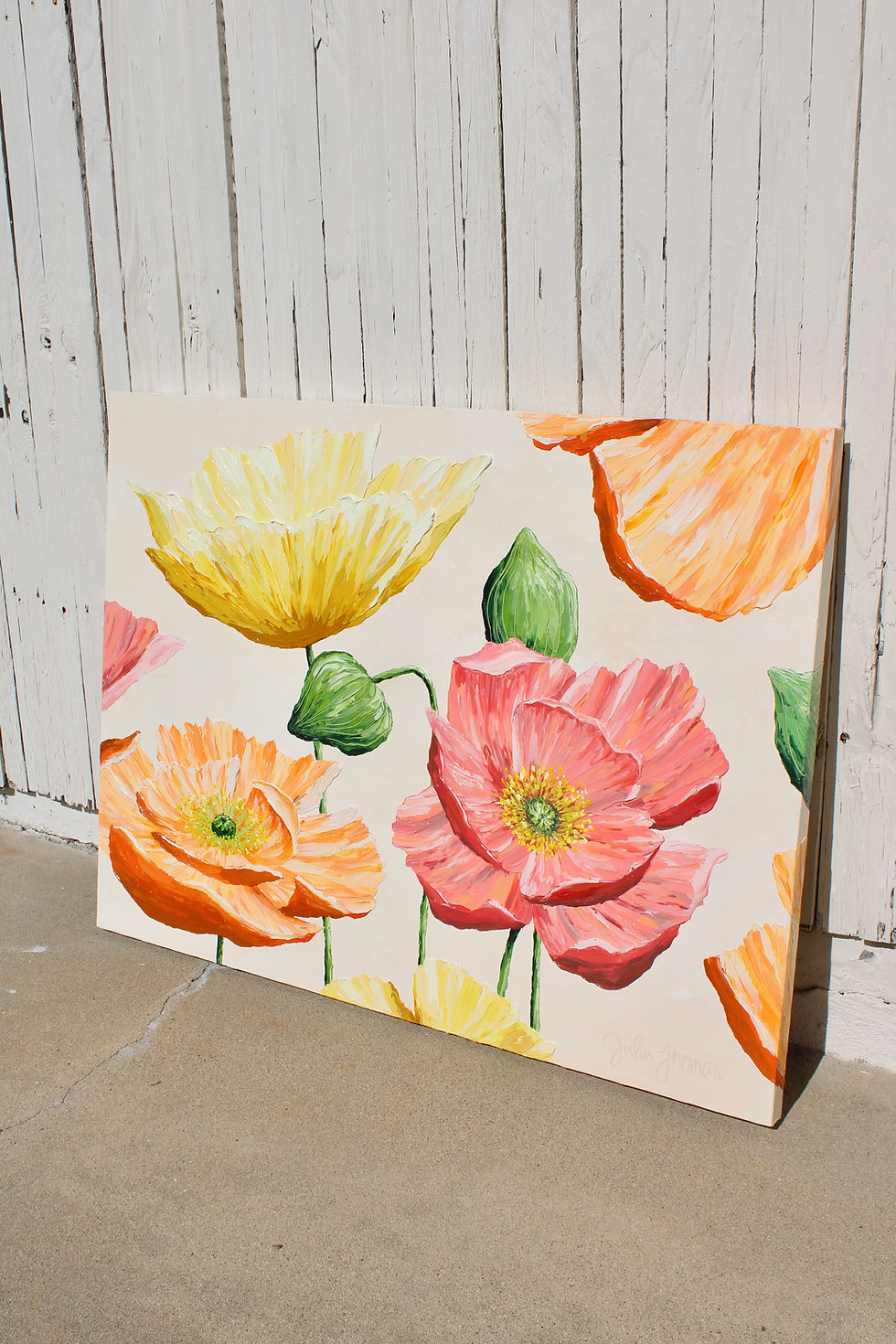 Thumbnail: 'Iceland Poppies' Original Painting
