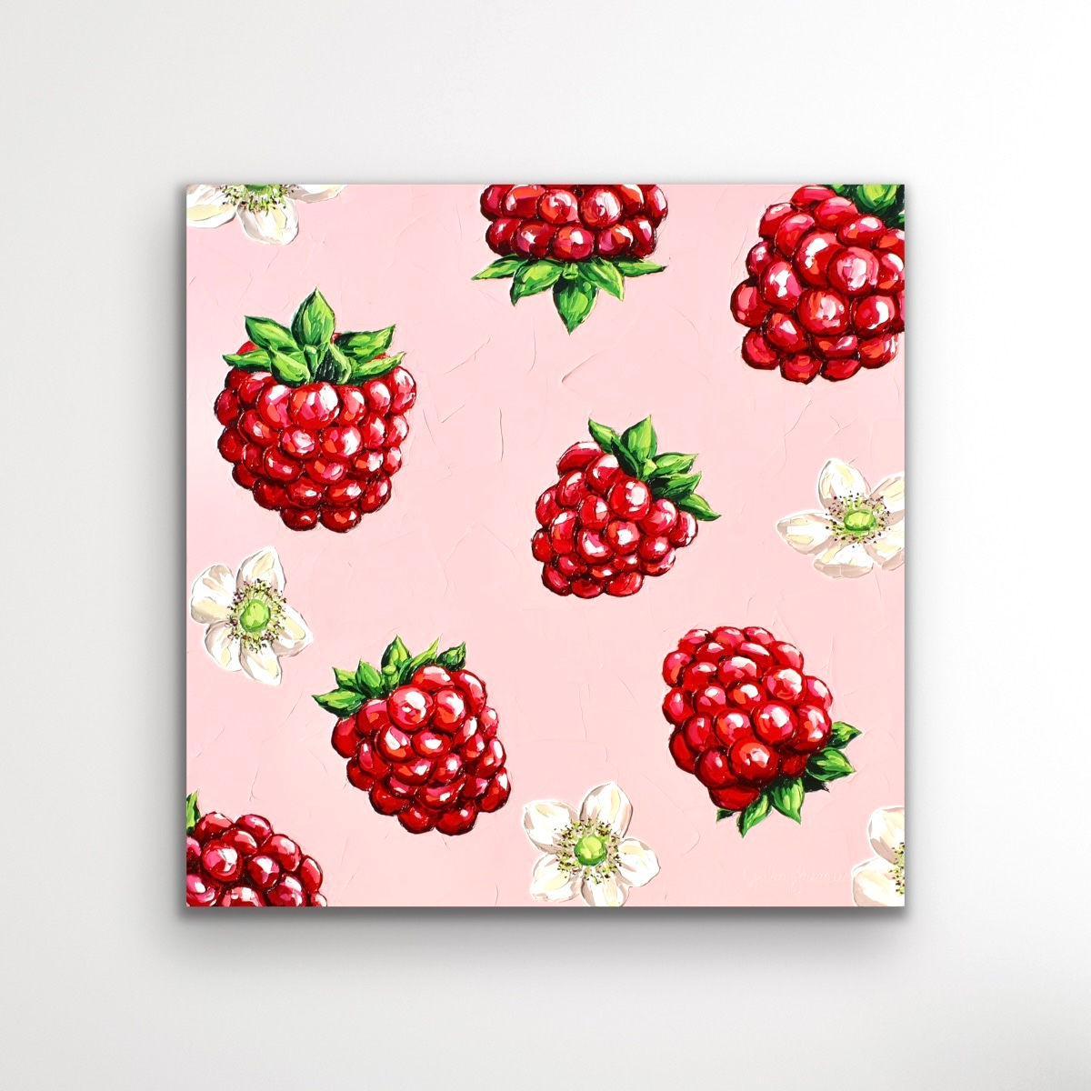 'Raspberries' Original Painting