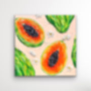 'Papayas' Original Painting