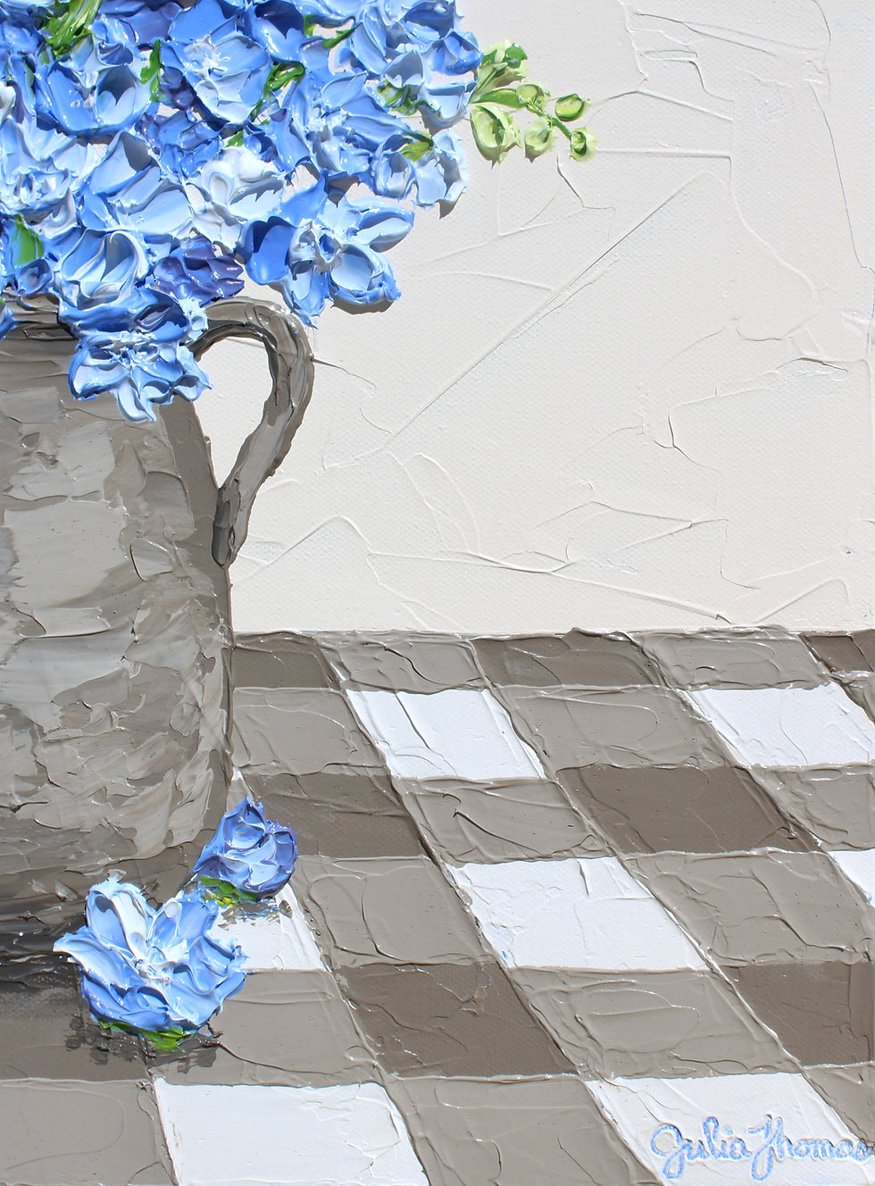 Thumbnail: 'Delphiniums' Original Painting