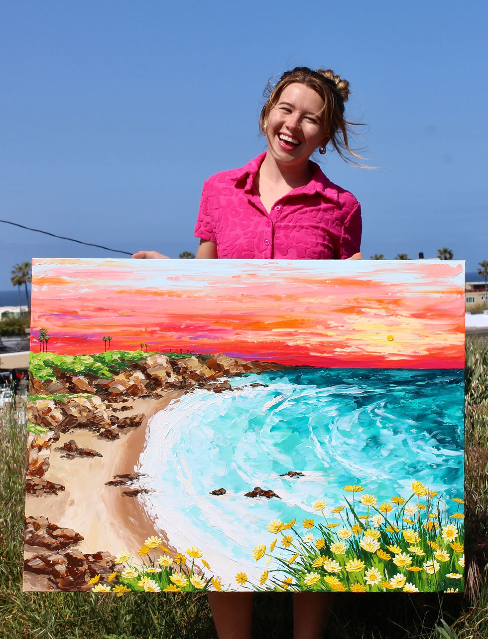 Thumbnail: 'Sunset at Windansea' Original Painting