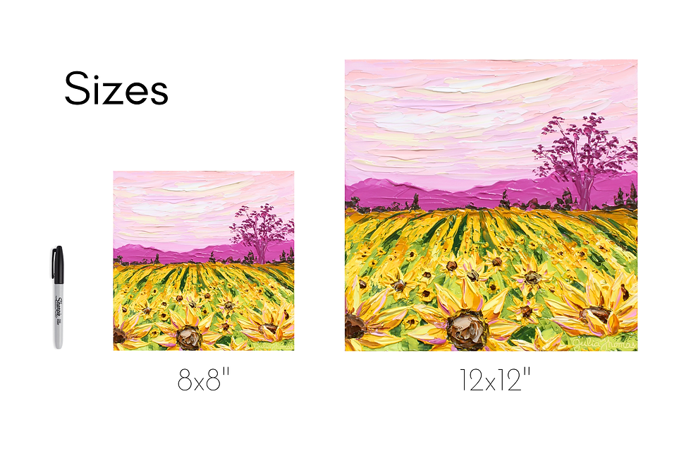 Thumbnail: 'Sunflower Valley' Print