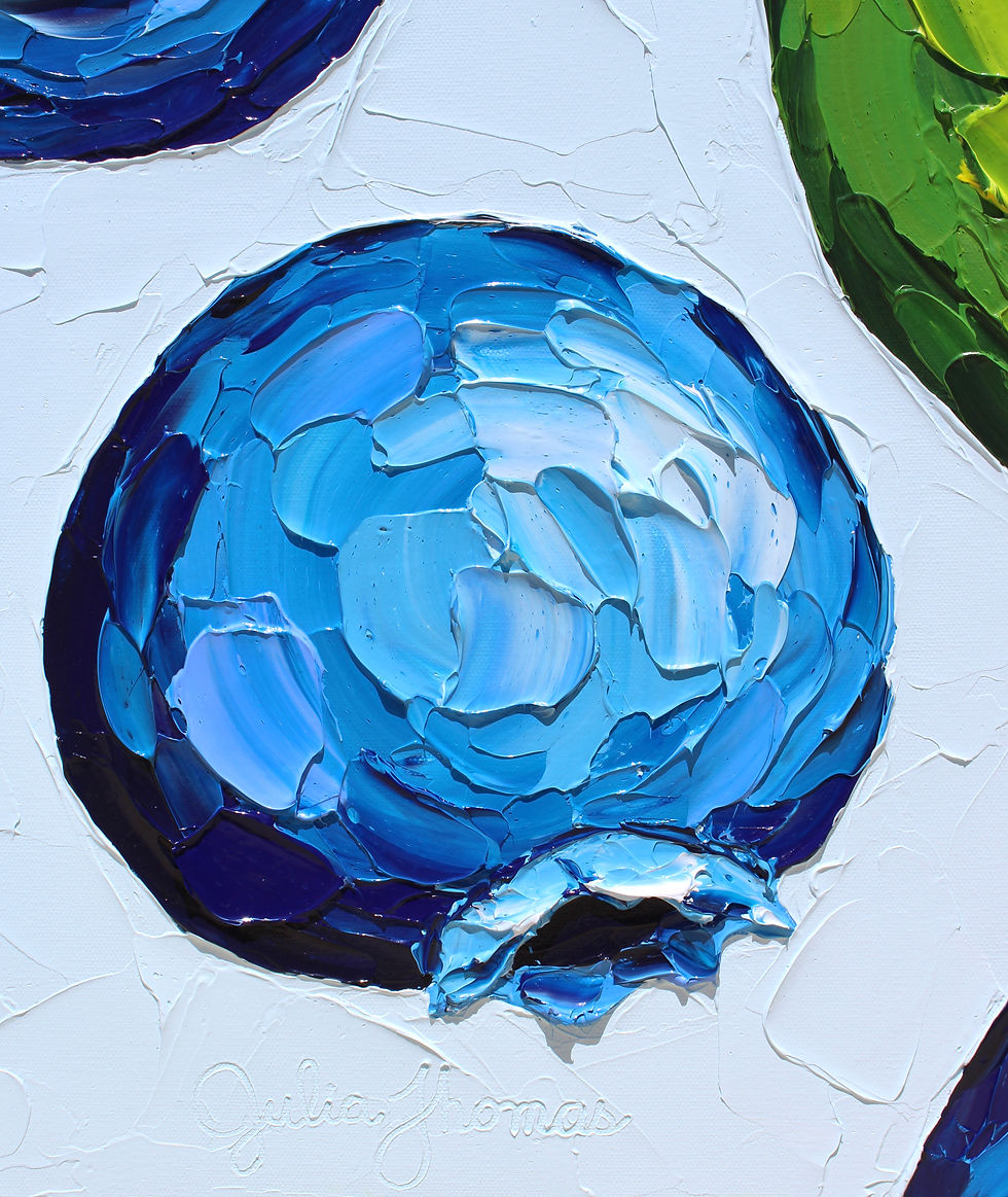 Thumbnail: 'Blueberries' Original Painting