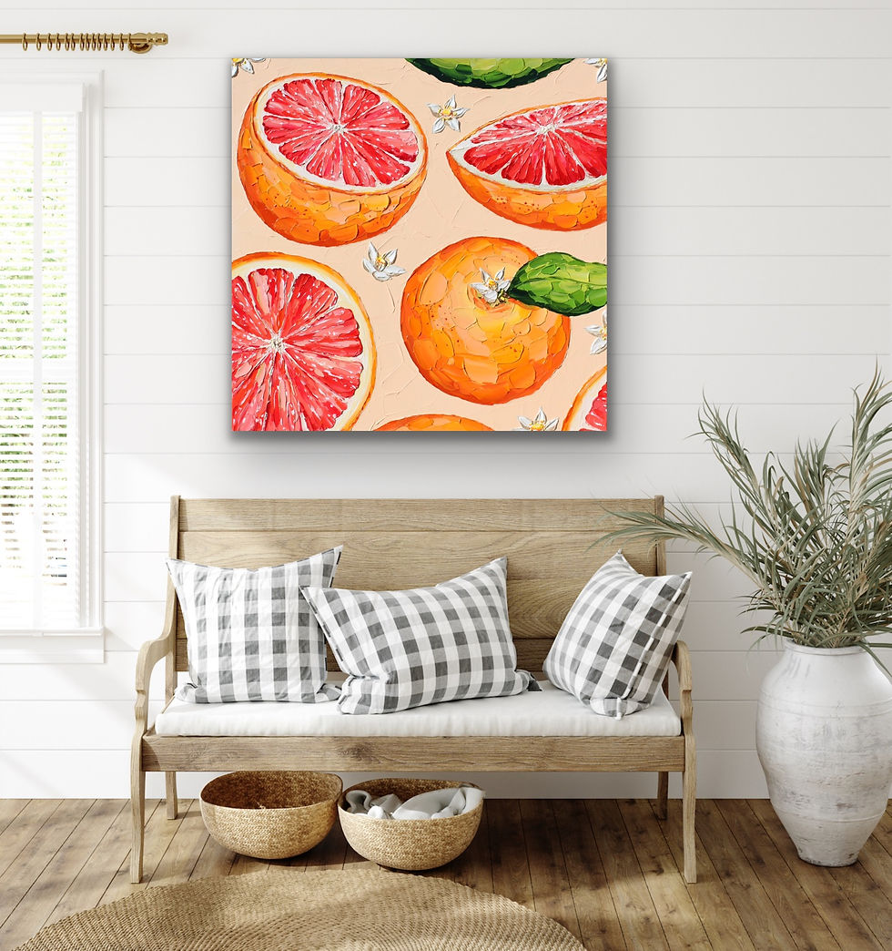 Thumbnail: 'Grapefruits' Original Painting