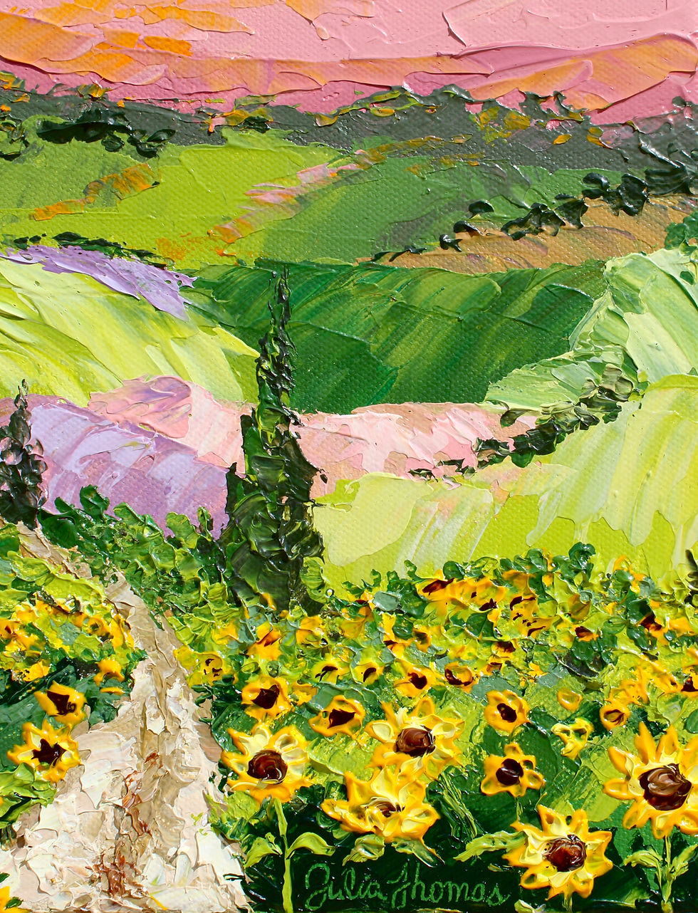 Thumbnail: 'Wandering Through Provence' Original Painting