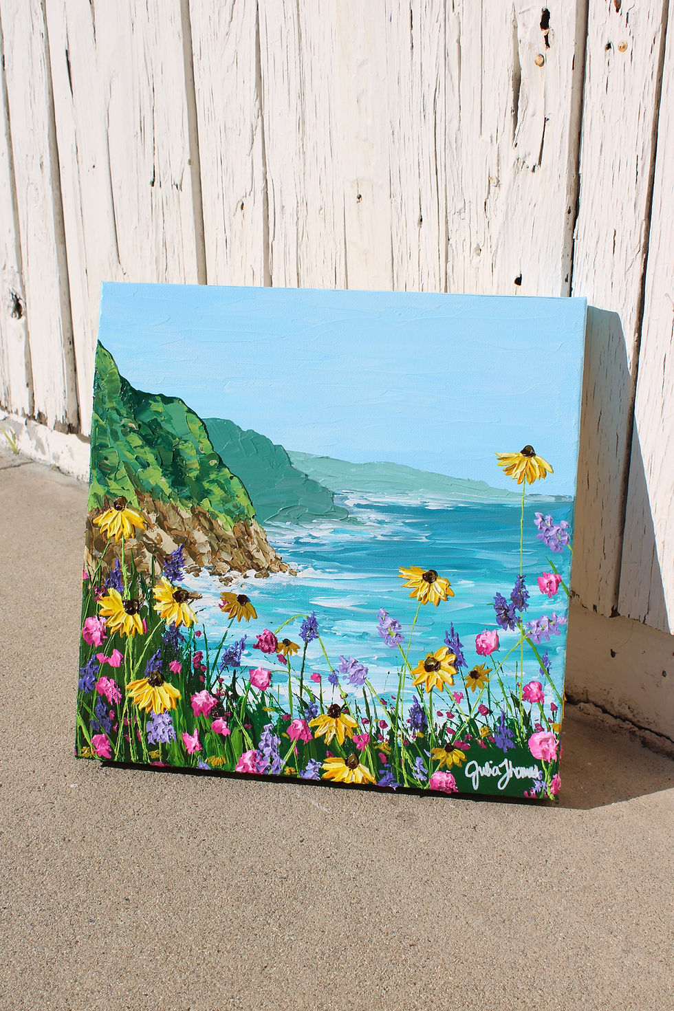 Thumbnail: 'Among the Wildflowers' Original Painting