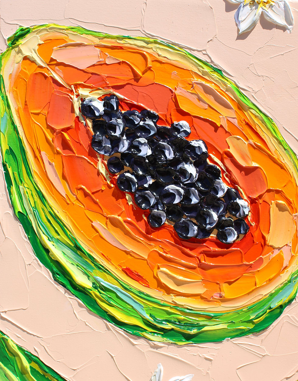 Thumbnail: 'Papayas' Original Painting