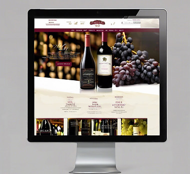 wine and spirits digital storefront webs