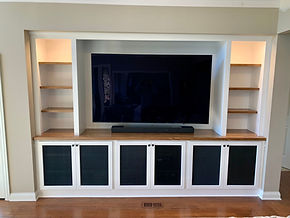 Custom Built-in entertainment center