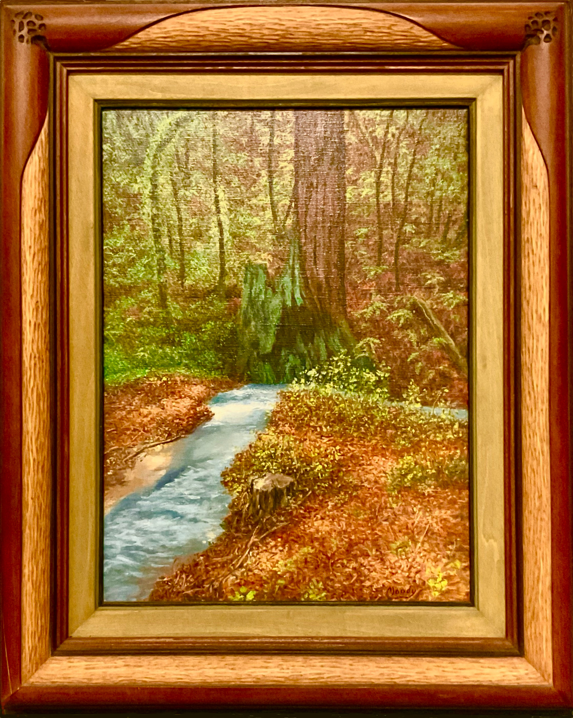 Redwoods With Stream