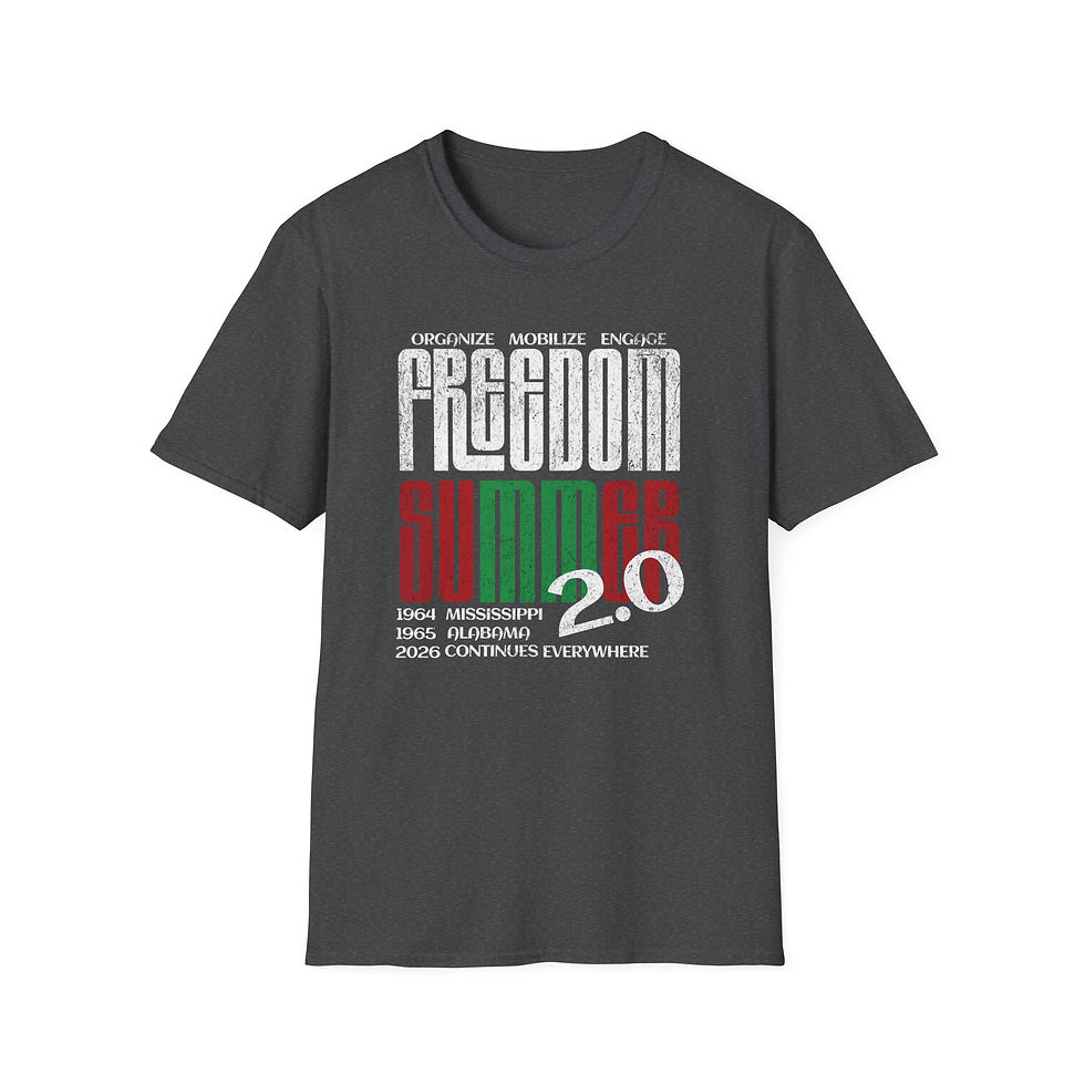 Thumbnail: Freedom Summer 2.0 RBG Election Shirt, Civic Engagement Apparel UNISEX Cut