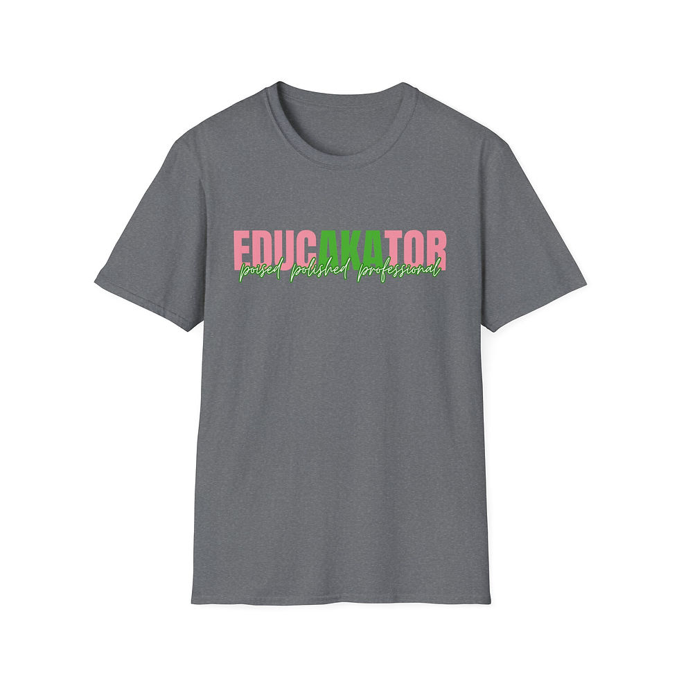 Thumbnail: EducAKAtor Shirt – Greek-Inspired Teacher UNISEX Cut T-shirt