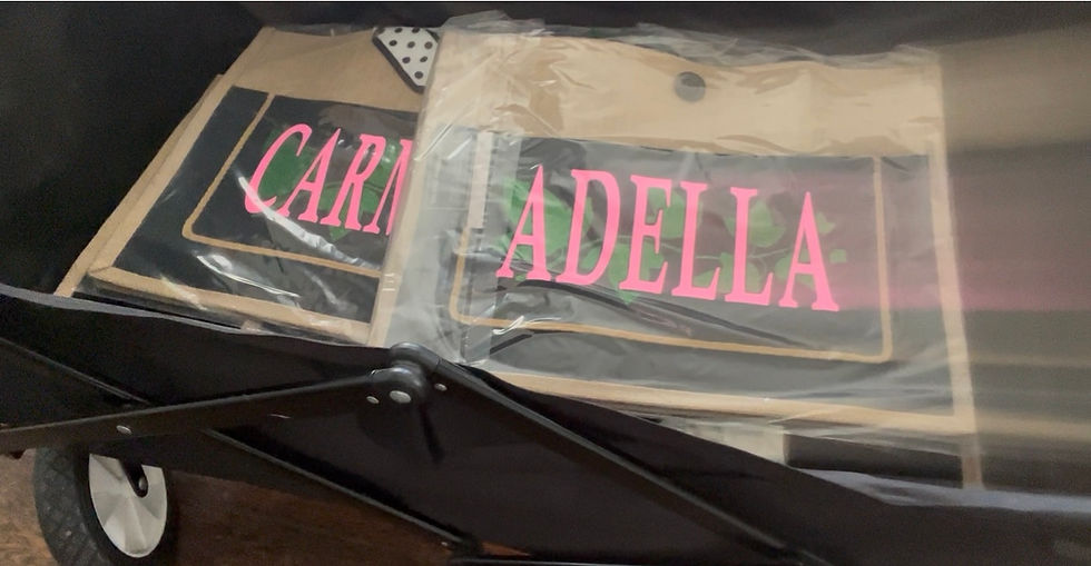 Thumbnail: Large Soror Tote Summer Bag