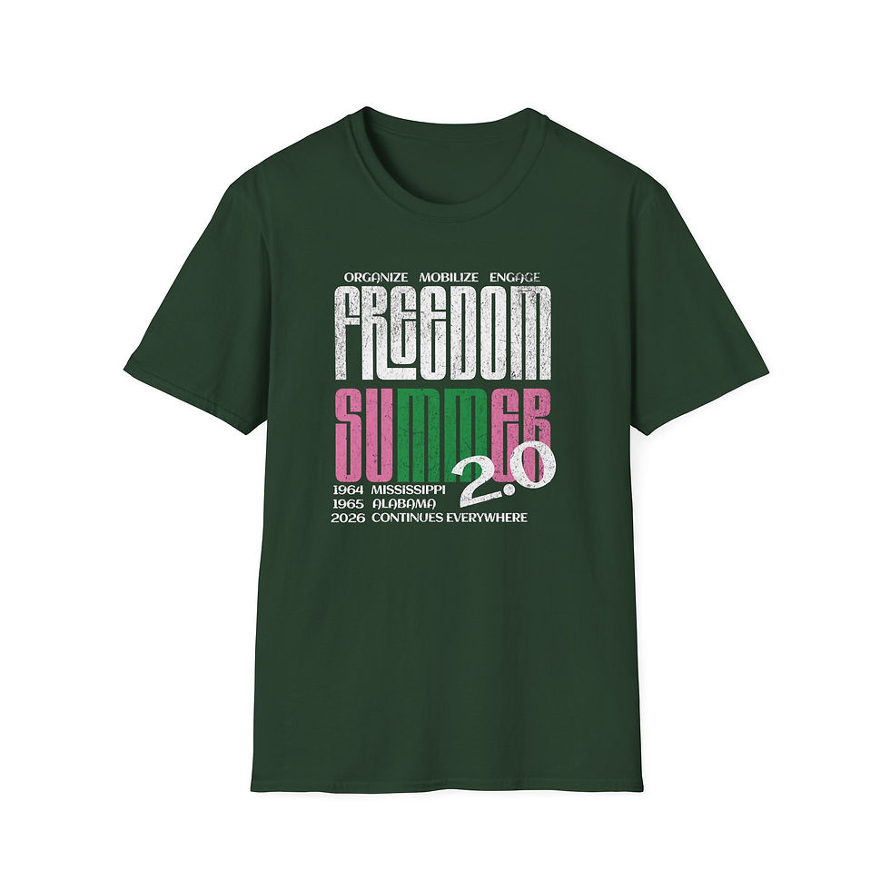 Thumbnail: Freedom Summer 2.0 RBG Election Shirt, Civic Engagement Greek - UNISEX Cut