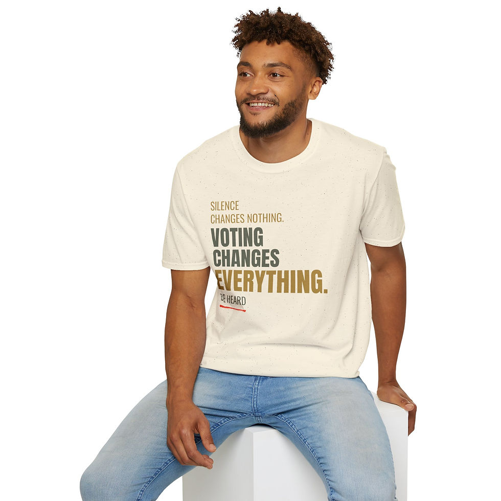 Thumbnail: Silence Changes Nothing - Voting Changes Everything - Unisex