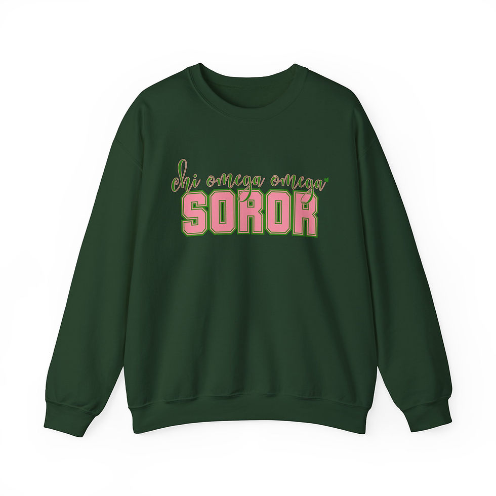Thumbnail: SOROR T w/ Chapter Name -  Personalization  Gift  - (Unisex Sweatshirt) GIFT