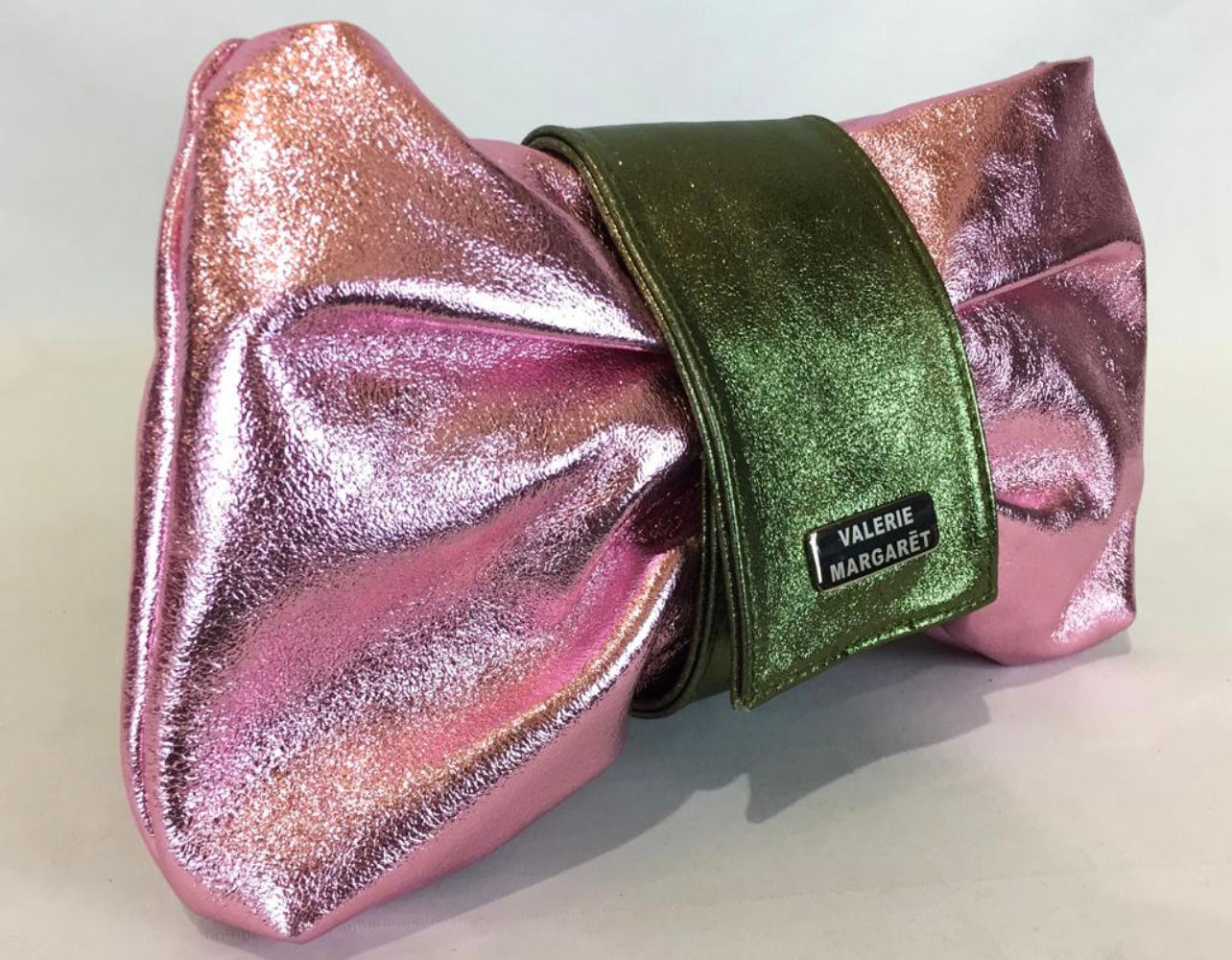 OOH, LA LA - Genuine Leather Metallic Clutch