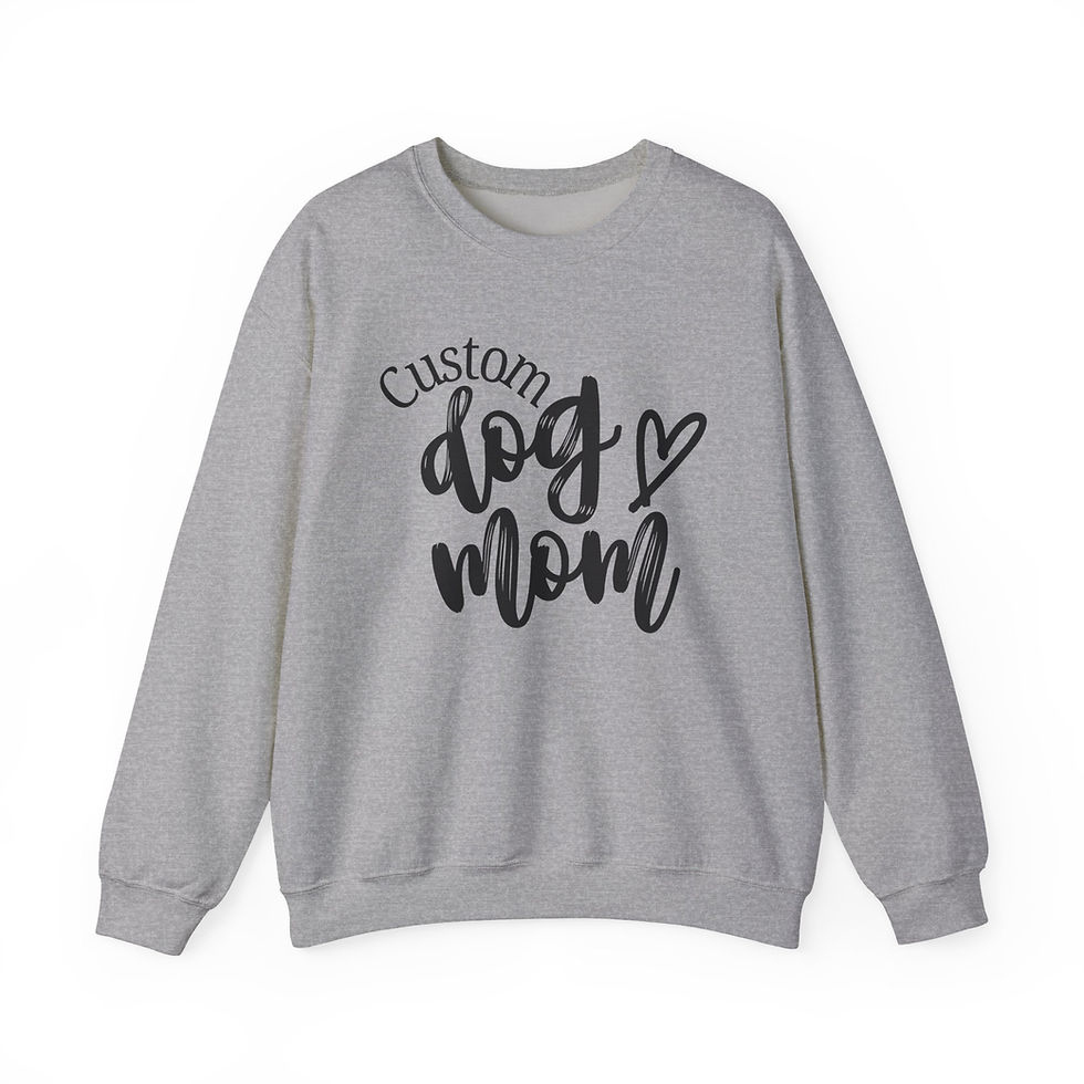 Thumbnail: Custom Dog Mom Sweatshirt