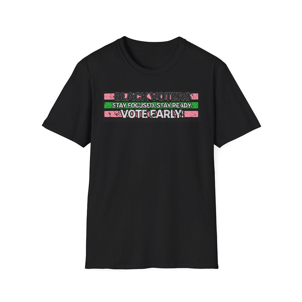 Thumbnail: Black Voters Stay Focused. Stay Ready, Vote Early! (PNG)